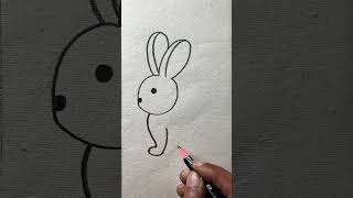 How to draw rabbit with pencil [upl. by Anderson]