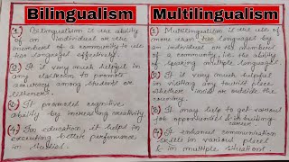 Bilingualism amp Multilingualism 📚Full Concept 📔Explained in Hindi 📗Aspects Of Language 📑MEG 04📖 IGNOU [upl. by Ives]