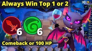 100 HP WIN ALWAYS WITH THIS STRATEGY MAVIS SKILL 2  MLBB MAGIC CHESS BEST SYNERGY COMBO TERKUAT [upl. by Wye]