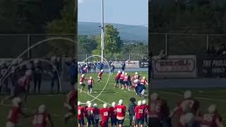 Kayden Bailey Pittston Area football highlights [upl. by Esela]