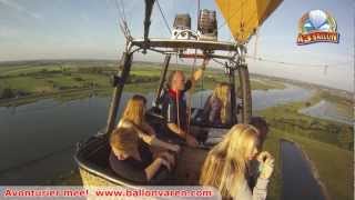 A3 Ballonvaart over de rivier bij Nijmegen [upl. by Uwton]