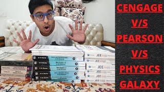 CENGAGE VS PEARSON VS PHYSICS GALAXY FULL SERIES COMPARISON  Best Physics Book for JEE Advanced [upl. by Larson642]