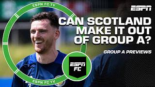 Does Scotland have a CHANCE to make it out of Group A 🏴󠁧󠁢󠁳󠁣󠁴󠁿 PREVIEWING Group A matches  ESPN FC [upl. by Sims]