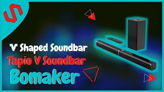 The V Shaped Soundbar Bomaker Tapio V Soundbar Setup  DISCOUNT [upl. by Ynney]