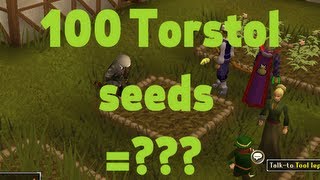 Loot from 100 Torstol seeds [upl. by Jacobah]