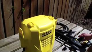 How to use Karcher K2 Compact Pressure Washer [upl. by Scrivenor]