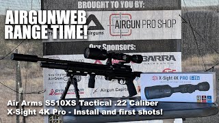 Air Arms S510XS Tactical with ATN XSight 4K Pro 520 DayNight Scope [upl. by Ecinue640]