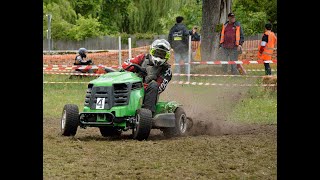 la course de tracteur tondeuse 2023 a st Laurent médoc 22 [upl. by Elleira]