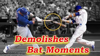 MLB Demolishes Bat Moments [upl. by Messere]