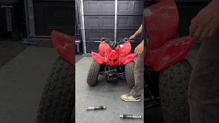 Trx90 build PT2 Fox Floats…👀 honda atv trx pitbike quad shorts [upl. by Arlena]