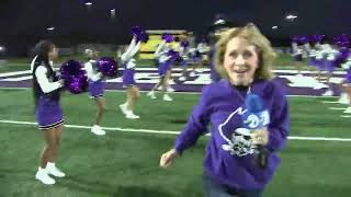 ABC7s Tracy Butler takes the field at Merrillville High School for Friday Flyover [upl. by Euhc]