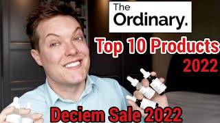 THE ORDINARY TOP 10 2022  Deciem Sale Get Ready [upl. by Enoitna]