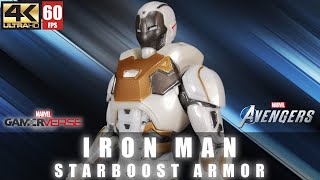 Marvel Legends Iron Man Starboost Armor Gamerverse Marvels Avengers PS4 avengers [upl. by Nnyrat695]