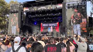 Highly Suspect “My name is human” at Aftershock Festival 10112024 [upl. by Ibbetson]