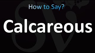 How to Pronounce Calcareous correctly [upl. by Kizzee]