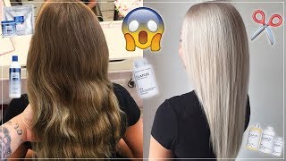 GRÜNSTICH im Haar  Blondieren mit OLAPLEX 💚 😱💇🏼‍♀️JENNY KÖNIG [upl. by Aynot]