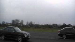 CLK55 AMG vs CLK430 vs C32 AMG 402 m [upl. by Raamaj128]