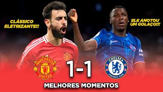 Ele ANOTOU um GOLAÇO  Manchester United 1x1 Chelsea  Melhores Momentos HD [upl. by Gavan514]