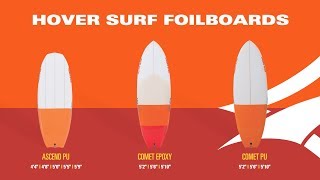 2019 Naish Hover Comet amp Ascend Foil Surfboards [upl. by Prudie942]