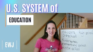 US System of Education  English Vocabulary with JenniferESL [upl. by Enomaj]