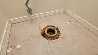 How to Fix a Toilet Leaking from the bottom 🚽 ￼👍 [upl. by Enilav]