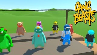 SO MANY PEOPLE  GANG BEASTS ONLINE [upl. by Olnay]