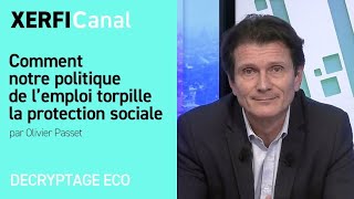 Comment notre politique de l’emploi torpille la protection sociale Olivier Passet [upl. by Norred444]