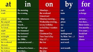 KEY TO ENGLISH PREPOSITIONS IN ENGLISH GRAMMAR LESSONS FOR BEGINNERS AND INTERMEDIATE LEVEL [upl. by Erhart874]