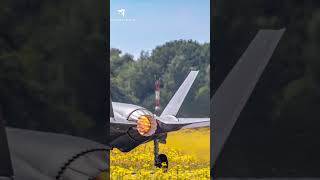 EXTREME TAKEOFF F35A ROARS TO LIFE at Vliegbasis Volkel [upl. by Alake]