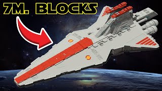 I Built a GIANT Star Wars BATTLESHIP in Minecraft [upl. by Rasecoiluj]