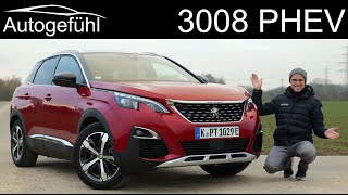 Peugeot 3008 Hybrid4 PHEV AWD FULL REVIEW new 300 hp eEAT8 2020 [upl. by Cruce]