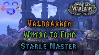 Stable Master Location Dornogal WoW The War Within [upl. by Irak144]