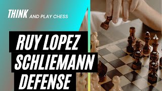 Schliemann Defense Variation of the Ruy Lopez  Chess [upl. by Aynwad]