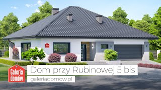 Projekt domu przy Rubinowej 5 bis  GaleriaDomowpl [upl. by Akienahs441]