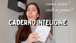 Como eu uso o meu caderno inteligine  Mini caderno Inteligente [upl. by Bithia]