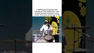 Karen Carpenter 1975 thecarpenters drummer bestdrummer [upl. by Savick]