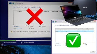 Windows Installer Not Detect SSD on ASUS Laptop ✅ SOLVED Intel 12  13th Gen and above [upl. by Litch]