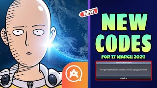 One Punch Man World Codes 17 March 2024  How To Redeem Code  One Punch Man World Gift Codes [upl. by Sill707]