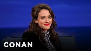 Kat Dennings Doesn’t Like Seeing Herself In 3D Movies  CONAN on TBS [upl. by Suilenrac]