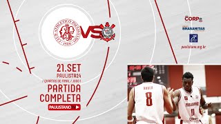 PAULISTANOCORPE SAÚDE x Corinthians AO VIVO  Quartas de final do Paulista 2024 de basquete [upl. by Frasch]