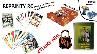 KARTOTÉKA 33 Reprinty RC Extraliga Výluky v NHL  Bonus Fortnite [upl. by Sandeep]