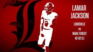 FB Lamar Jackson Highlights vs Wake Forest [upl. by Ytteb]