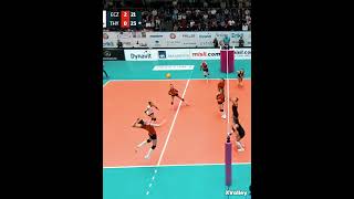 Insane Point From Naz Akyol volleyball [upl. by Petrine]