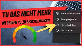 Warum Herunterfahren Deinen PC Langsamer Macht – Nutze Diese Funktion Stattdessen [upl. by Warms]