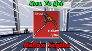 How To Get Hallow Scythe Full Guide  Showcase  Blox Fruits [upl. by Norvil883]