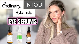 DECIEM EYE SERUMS  THE ORDINARY  HYLAMIDE  NIOD  REVIEW [upl. by Eustace279]