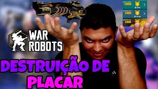 O MELHOR PLACAR DO WR  Como fazer os placares do war robots [upl. by Buehrer]