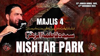 Majlis 4  Nishtar Park  Maulana Syed Ali Raza Rizvi  Ayyam e Fatimiya 1445 2023 [upl. by Lananna285]