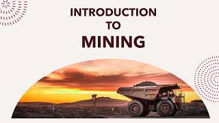 Introduction to Mining  What is mining [upl. by Dahsra]