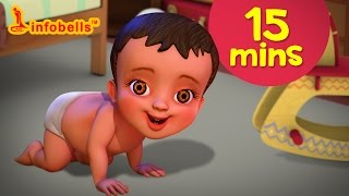 சாய்ந்தாடம்மா and more  Tamil Rhymes amp Baby Songs Collection  Infobells [upl. by Marko]